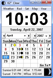 Screenshot of Click Clock
