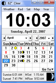 Click Clock 2.9.8 screenshot