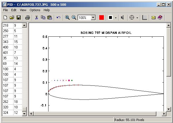 Precision Image Digitizer screen shot